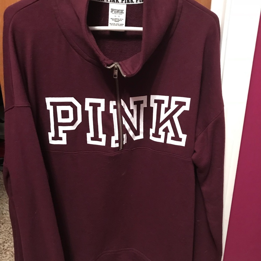 Pink by Victoria’s Secret Half ZIP